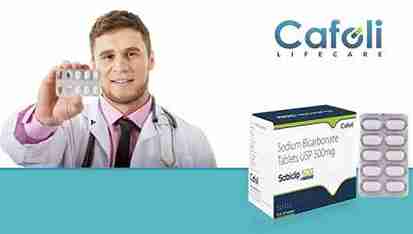 Sobiclip 500 Tablet at best price in Gastrointestinal Care Franchise for Acidosis Treatment.